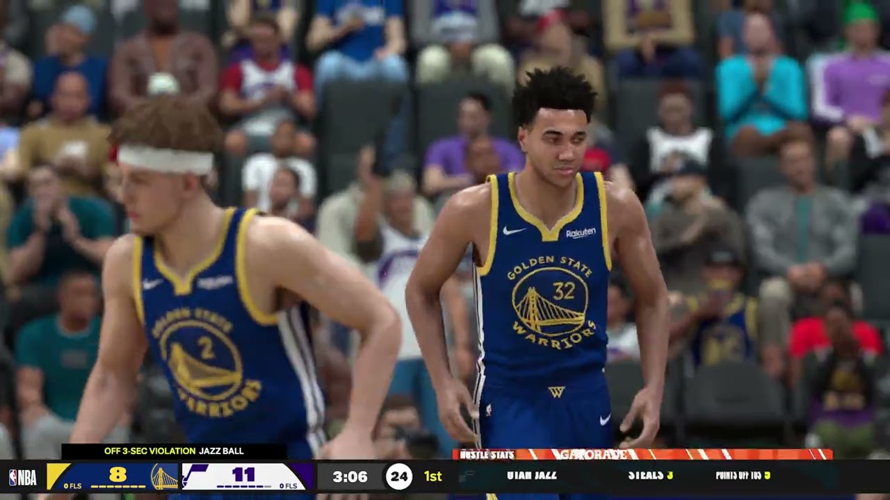 NBA 2K26 Gameplay: Golden State Warriors vs Utah Jazz - (Xbox Series X) [4K60FPS]