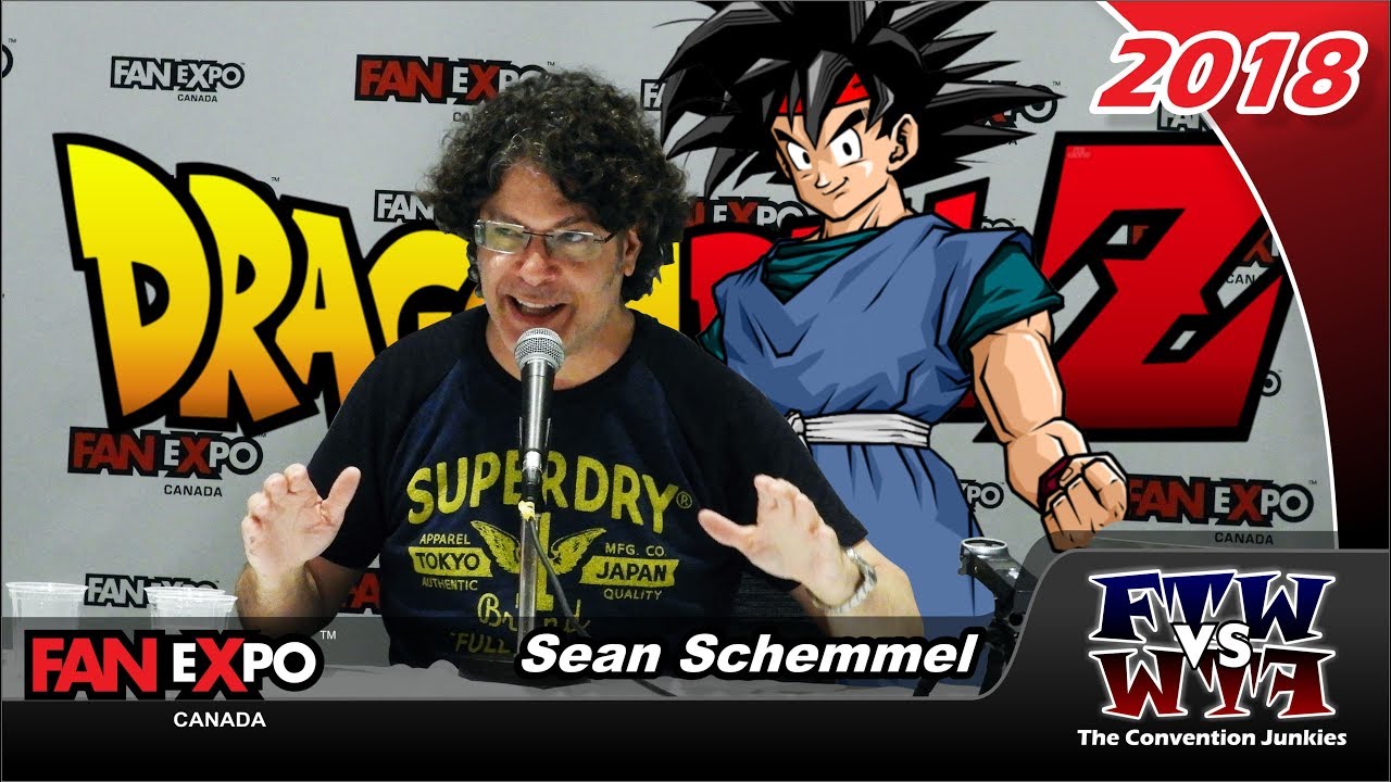 Шон Шеммель из Dragon Ball на Fan Expo Canada 2018