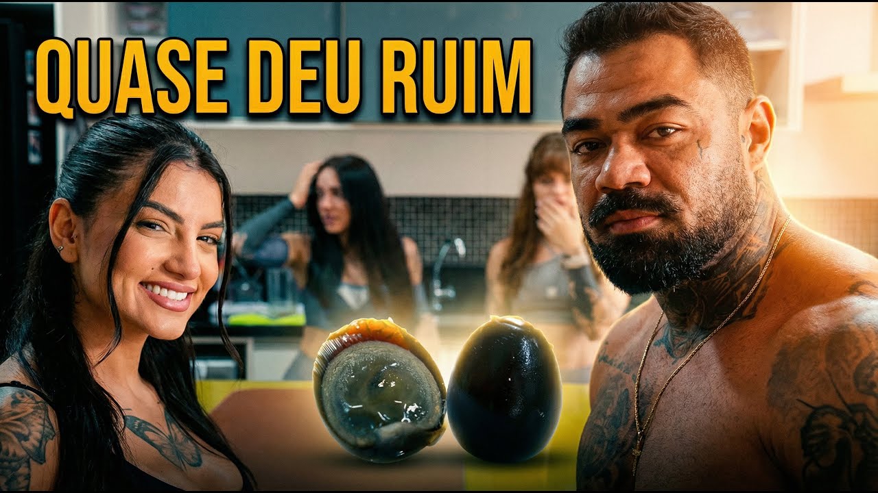 EXPERIMENTANDO O OVO DE 100 ANOS | MERENDA COM GINO
