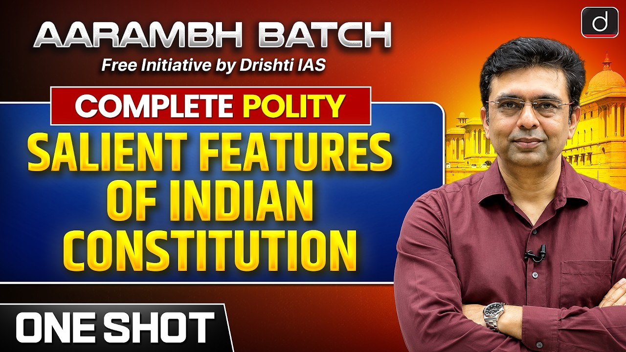Indian Constitution One Shot | AARAMBH Batch | Polity | UPSC Prelims 2027 | Drishti IAS English