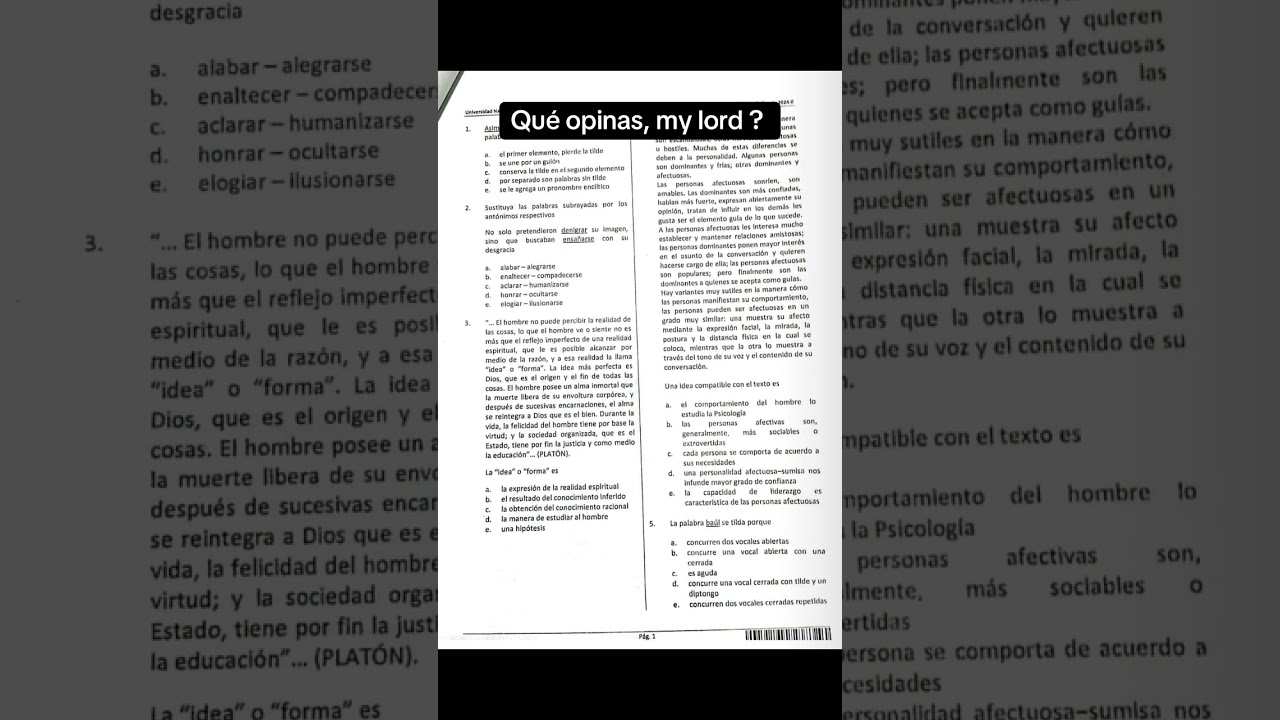 EXAMEN ORDINARIO 2024-II UNIVERSIDAD NACIONAL PEDRO RUIZ GALLO #admision