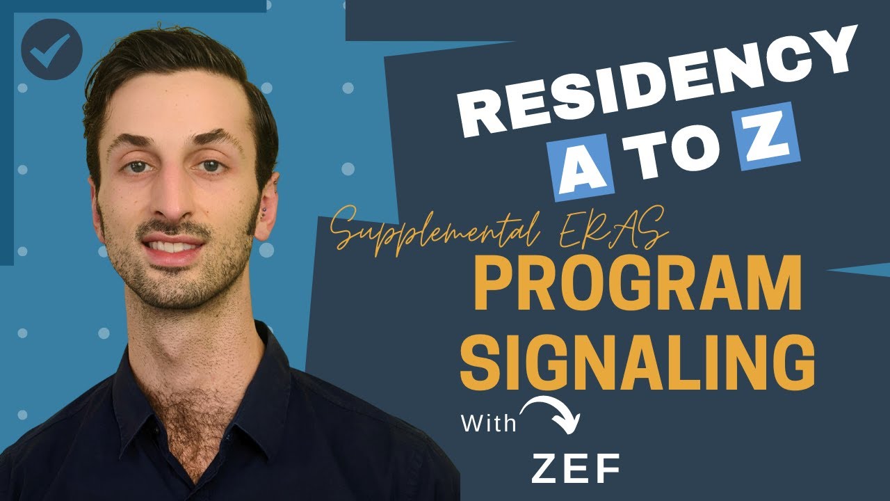 Best Tips for Program Signaling - Supplemental ERAS Application
