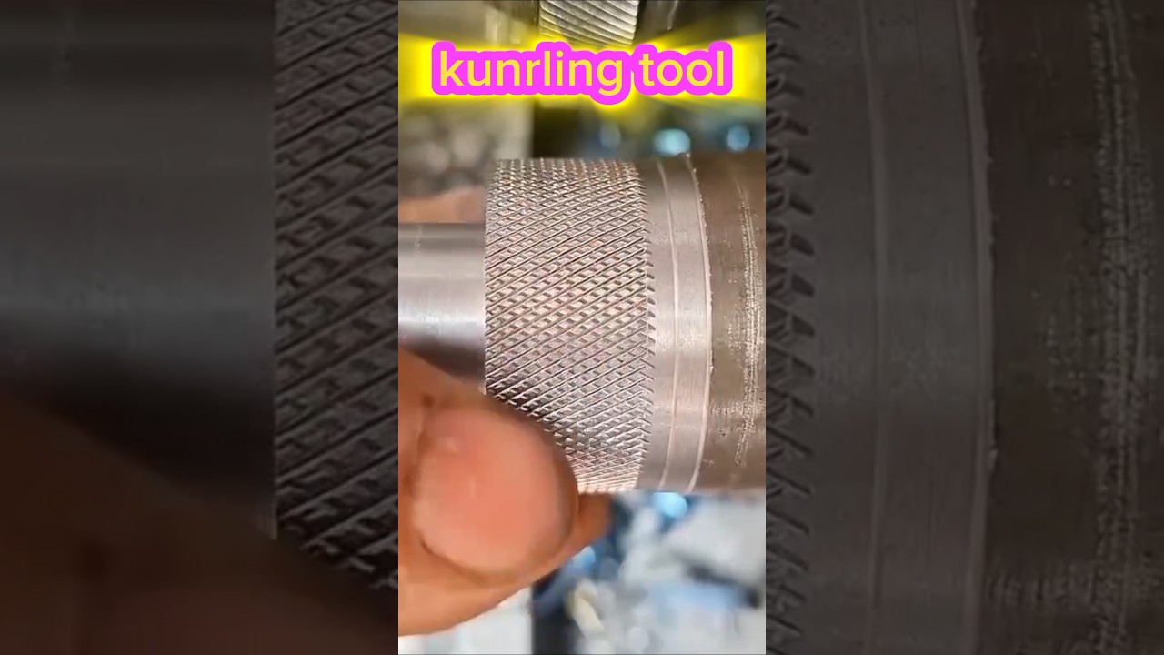 Knurling Tool Setup on Lathe Machine &ndash; Beginner&rsquo;s Guide&rdquo; #viralvideo #cnc #ytshorts #shorts#knurling