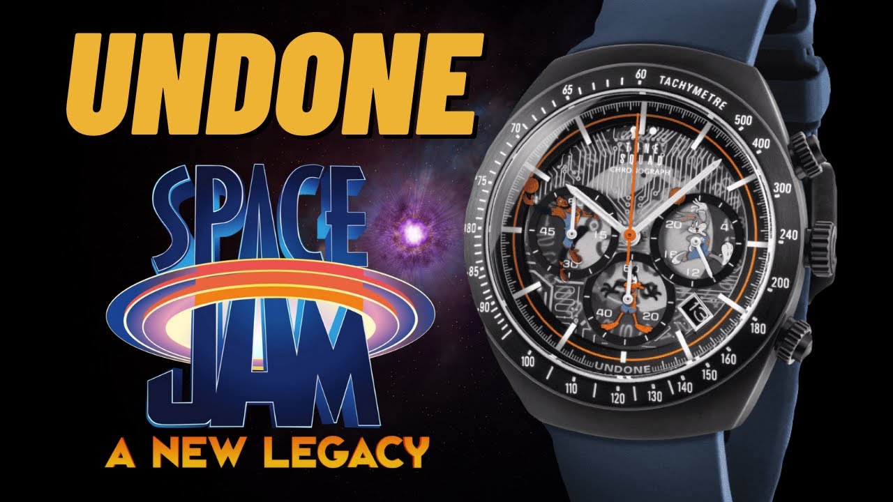 Reloj cronógrafo Space Jam edición limitada de la marca Undone, ¿La infancia de muchos? - en español