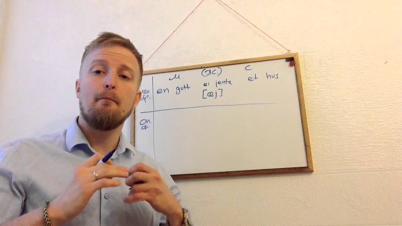 Урок 7: определенная неопределенная формы норвежского языка