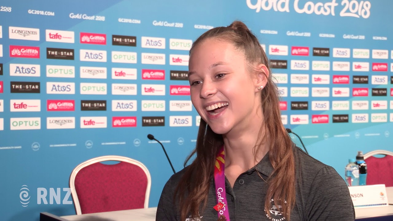 GC2018 : Youngest Athletics team member Oliva McTaggart touches down on Gold Coast