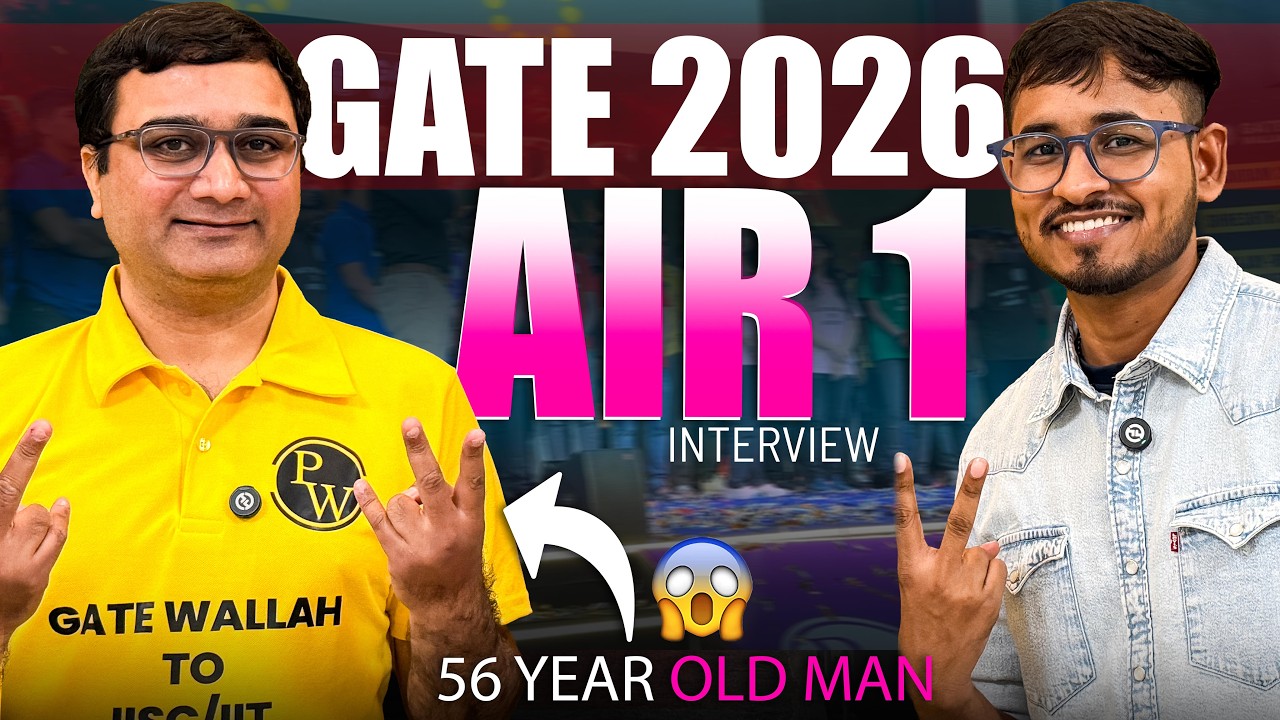 From Zero to AIR 1 GATE 2026 🤫 ft. AIR 1 2 3!