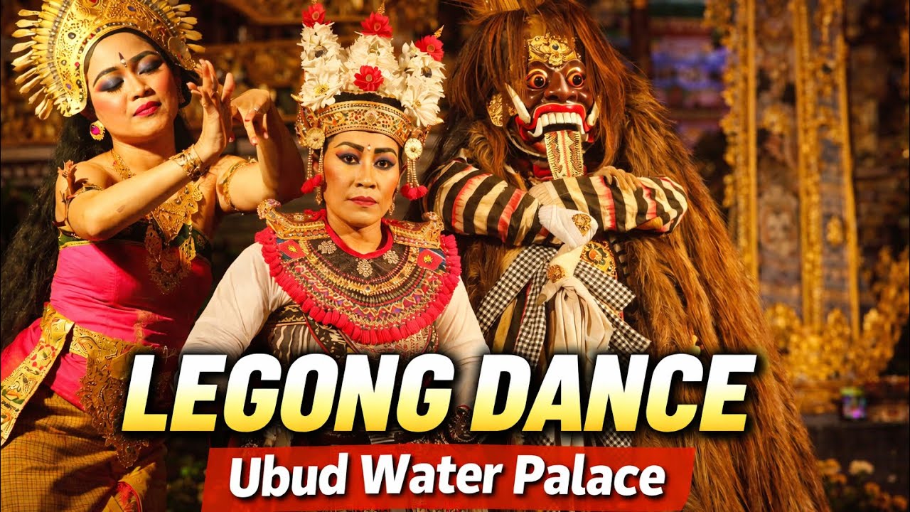 Legong Dance Performance at Ubud Water Palace, Bali | Balinese Cultural Show