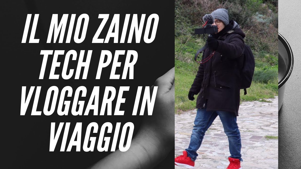 IL MIO PRIMO ZAINO TECH MINIMAL PER VIAGGIARE!! 🌍✈️