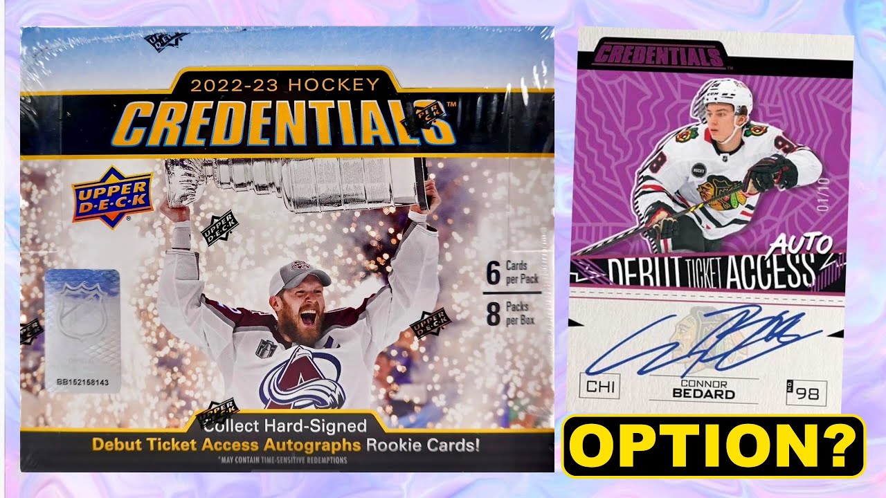 Убедительно или избыточно? 2022-23 Upper Deck Credentials Hockey Hobby Box Break x2