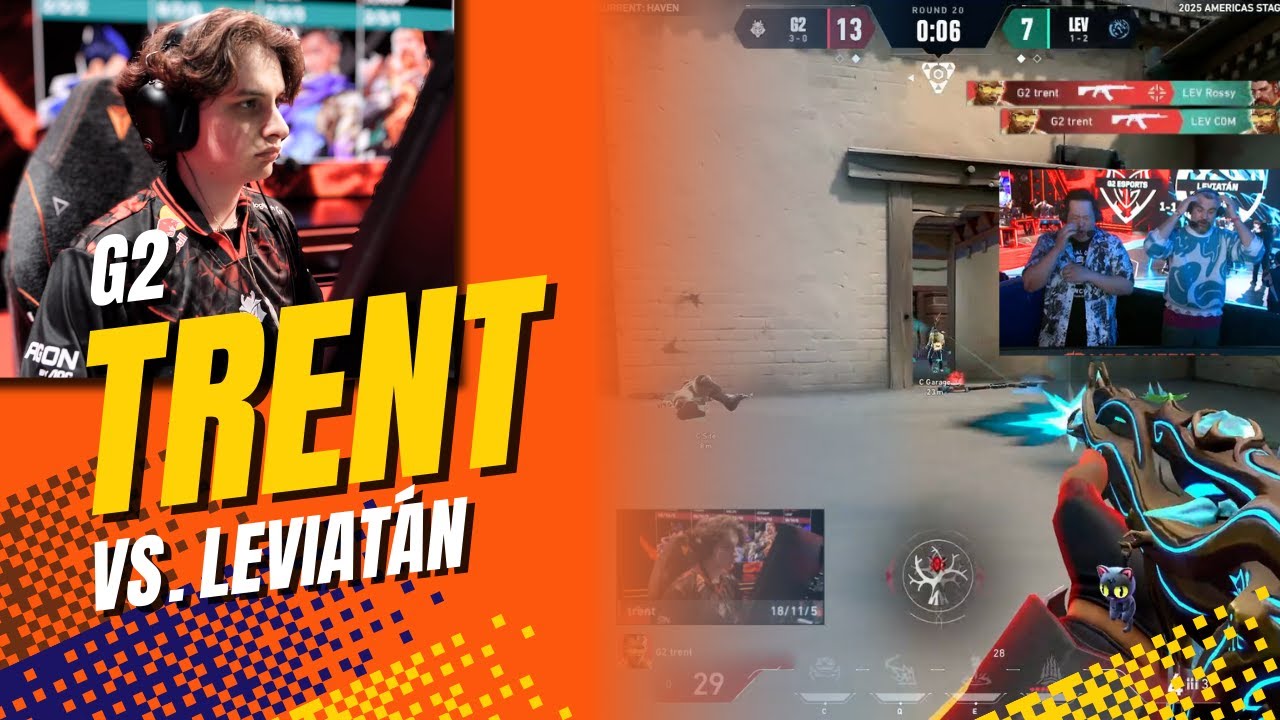 Casters React To G2 Trent 1v2 Spray Transfer vs LEV | VCT Americas 2025