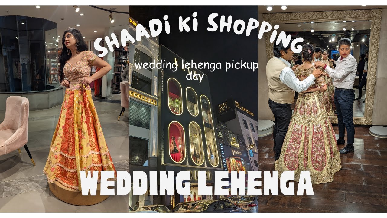 Покупки для свадьбы мечты Lehenga | Калки Мода Дели | Шаади влог | Челси