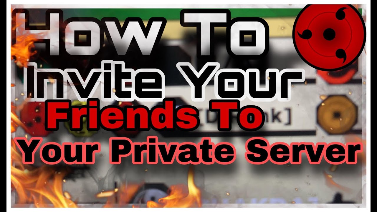 How To Invite Your Friends To Your Private Server - Shinobi Life 2