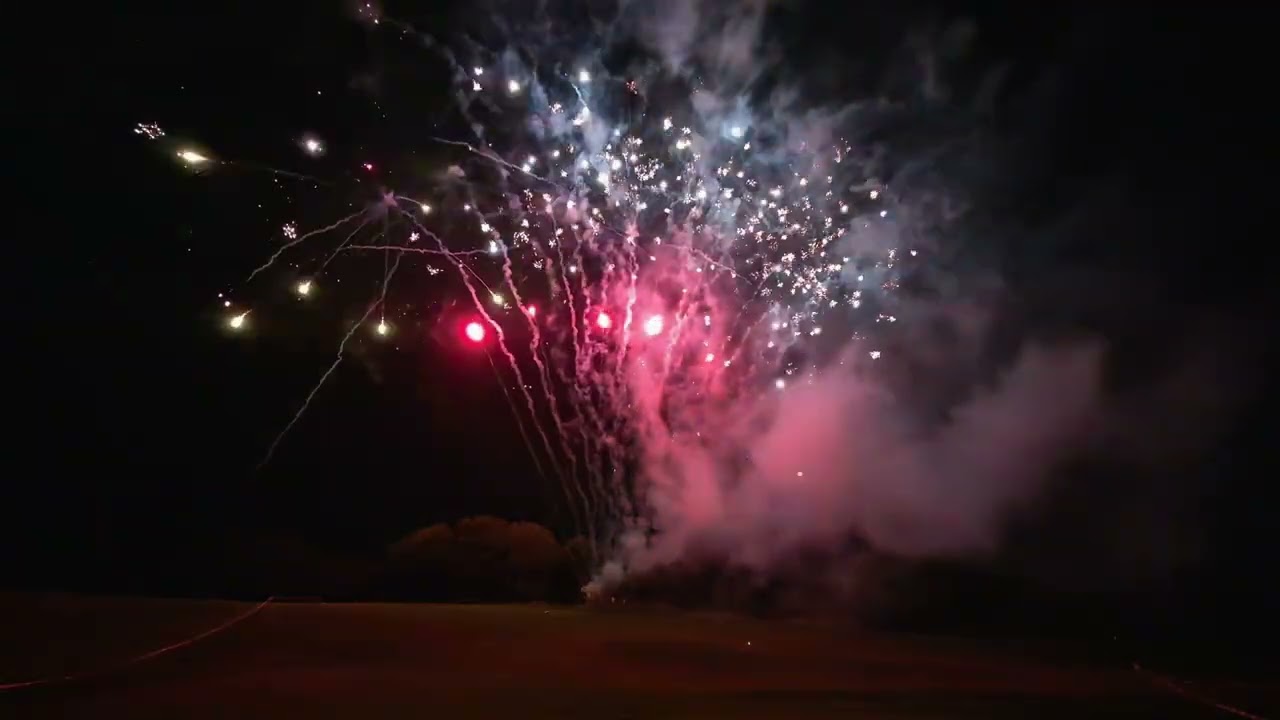 Hochzeitsfeuerwerk im Licher Golfclub am 03.08.2024