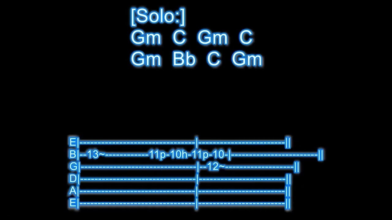 DEEP PURPLE - Soldier Of Fortune [Gm] Guitar Backing Track With Chords And Lyrics