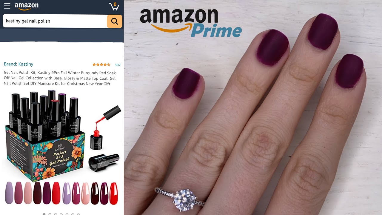 DIY TESTING GEL NAIL POLISH FROM AMAZON | REVIEW + TUTORIAL