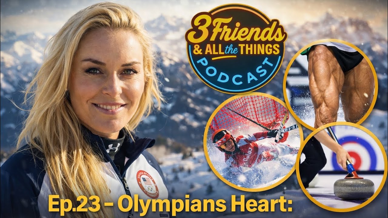 Ep.23 - Olympians Heart: Lindsey Vonn’s Crash, Quad God Chaos & Curling Obsession
