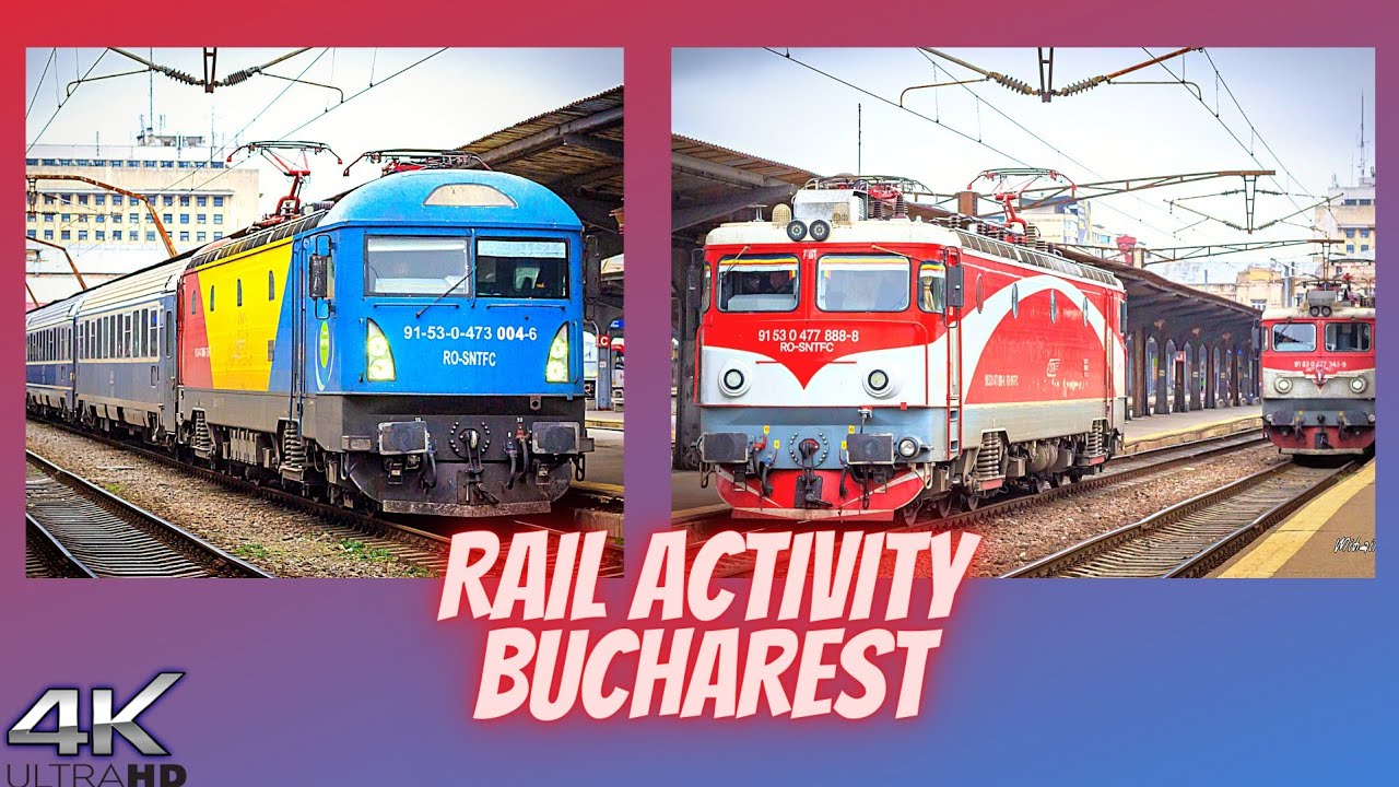 Activitate Feroviara Bucuresti Gara de Nord | Rail Activity Bucharest | Trenuri #trains #railfans