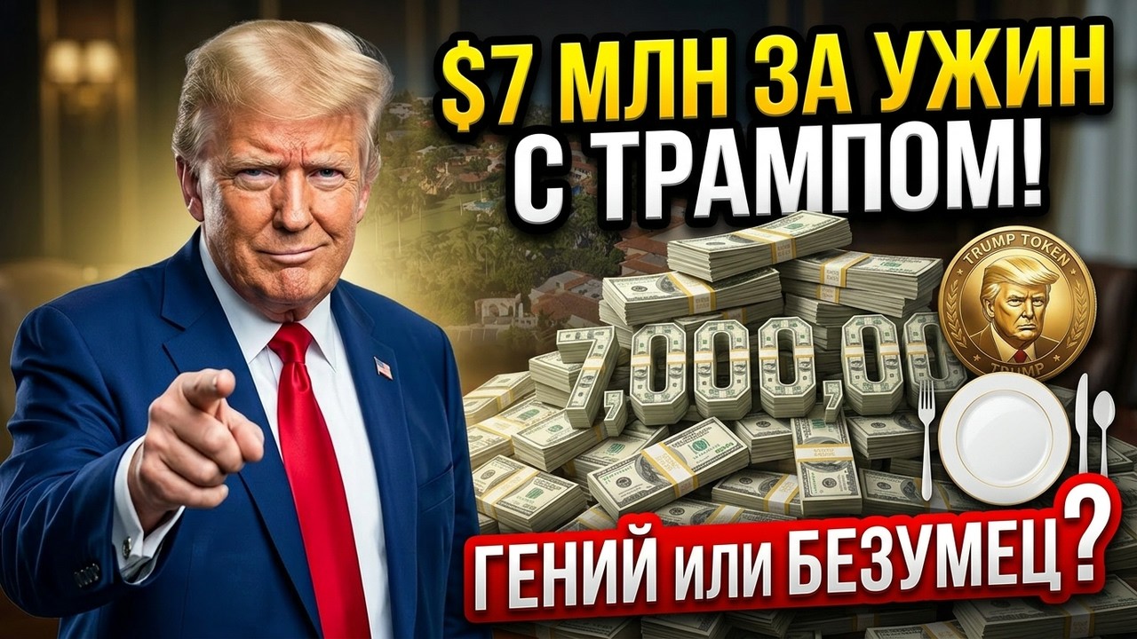 Кит вложил $7 млн в TRUMP токен ради ужина с Трампом &mdash; гений или безумец?