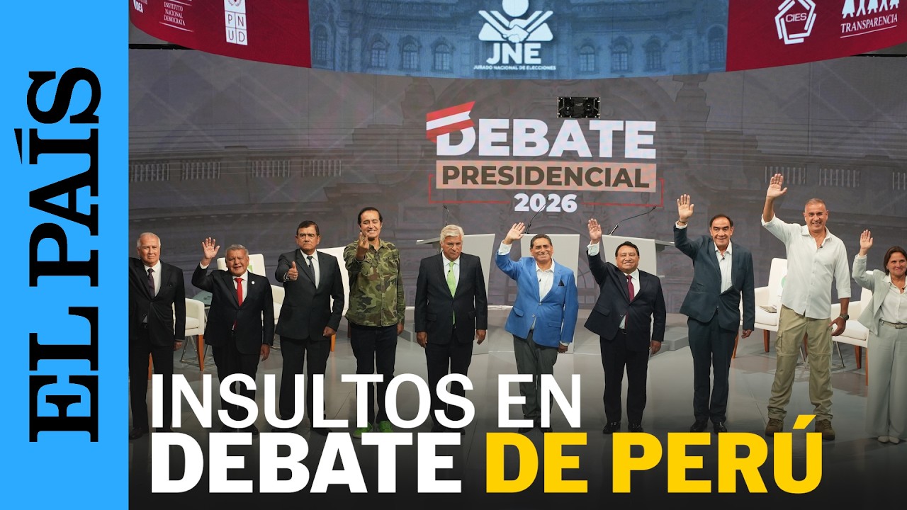 DEBATE PRESIDENCIAL en PER&Uacute; se llena de insultos: 