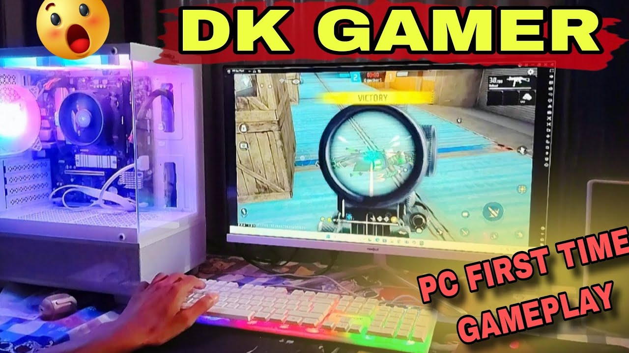 PC ME FIRST TIME GAMEPLAY FREE FIRE 🔥 || AMD ryzen 5 8600G without GPU || DK GAMER 