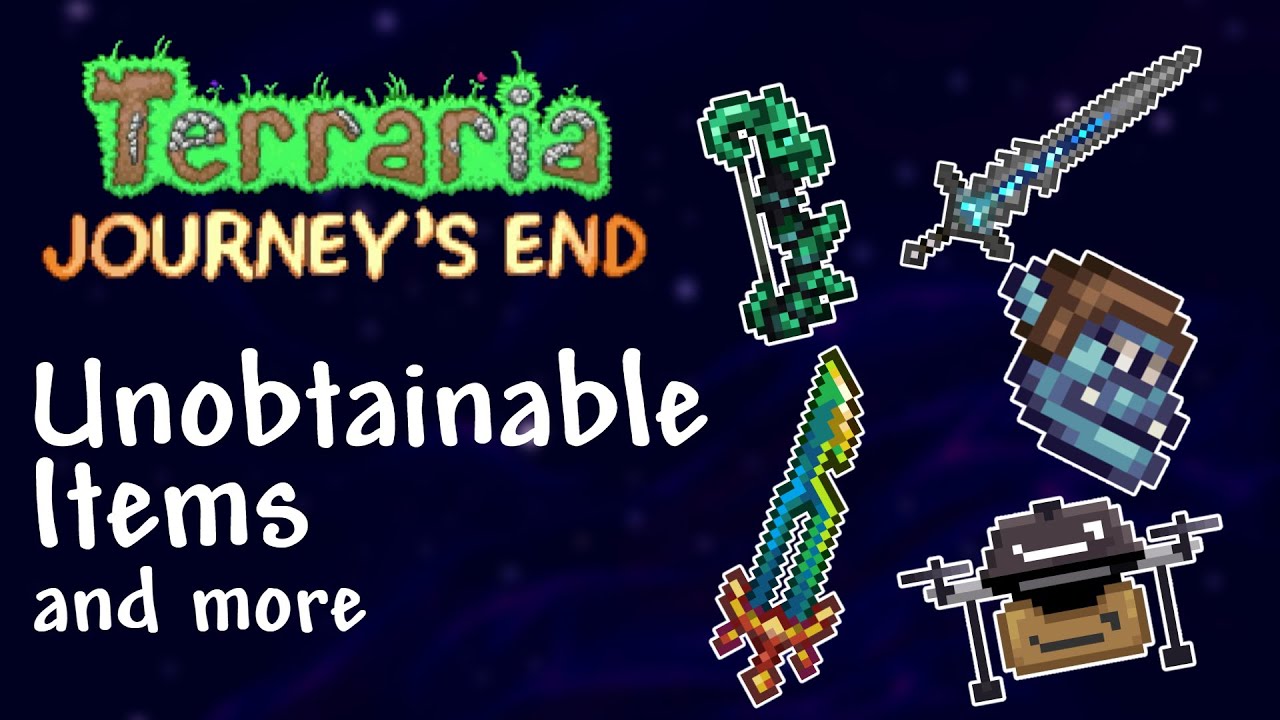 All Terraria 1.4 Unobtainable, Unimplemented and Removed Items! (HD)
