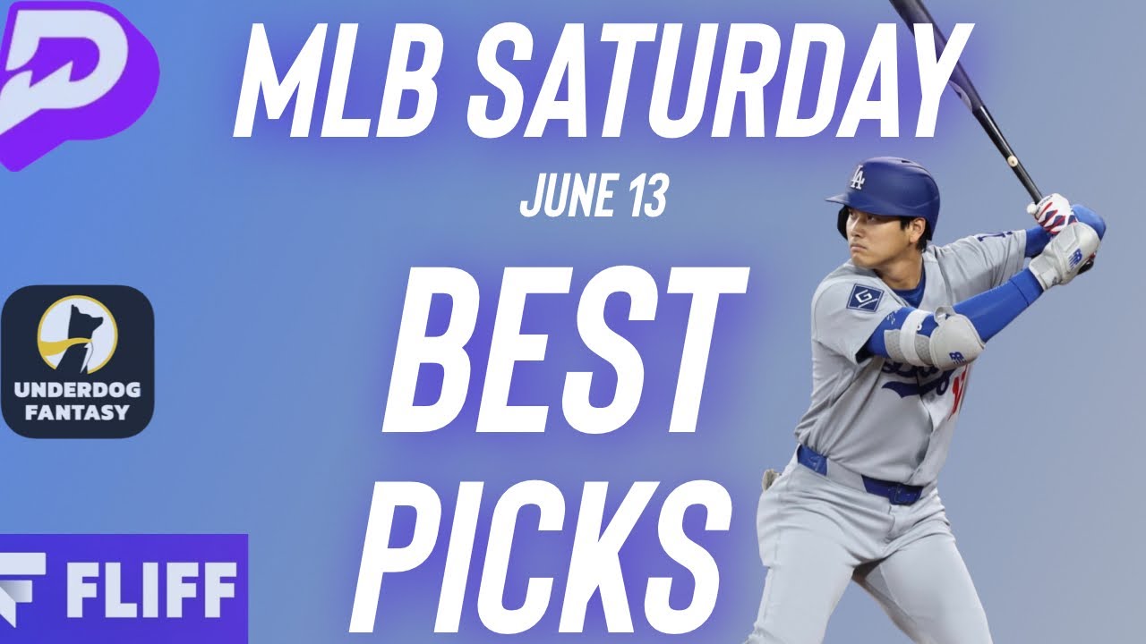 #PrizePicks Saturday #MLB Best Player Prop Parlay Bets 6/13/26 | CRAZY STREAK 7-1 🔥 #sportsbetting