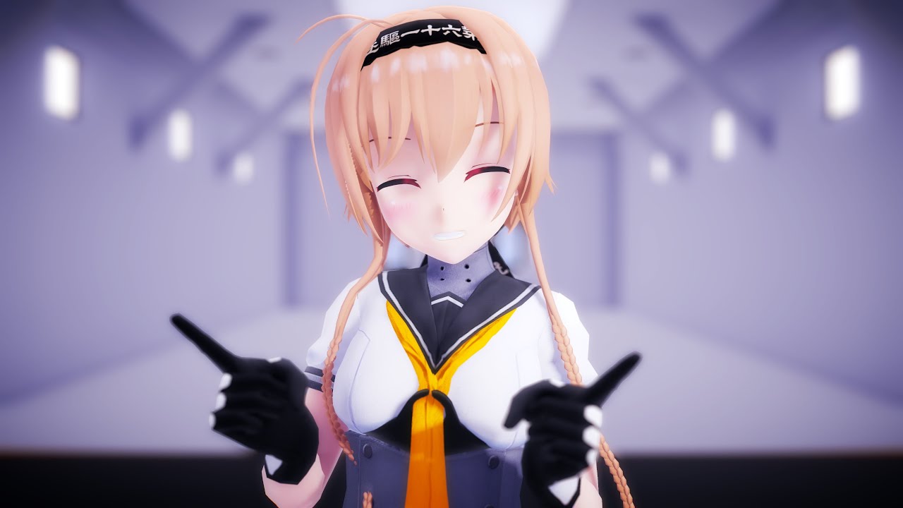 【6K VR 180 MMD】ゴーストルール【艦これ 照月】