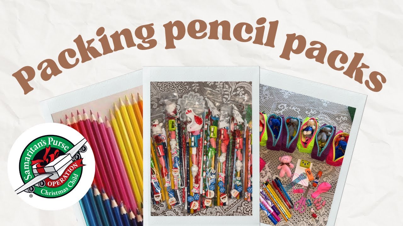 Packing pencil packs with The Pencil Granny & Friends - 2023