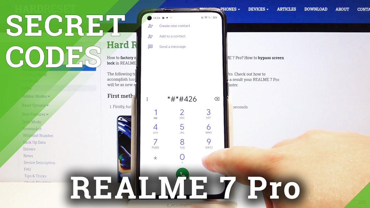 Secret Codes for REALME 7 Pro &ndash; IMEI Number / Testing Mode / Calendar Storage