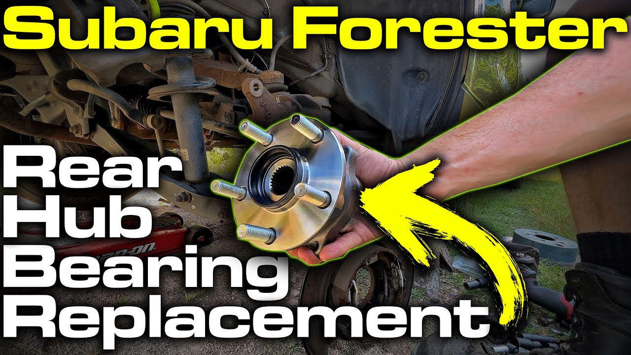 Снятие и замена подшипника задней ступицы Subaru Forester