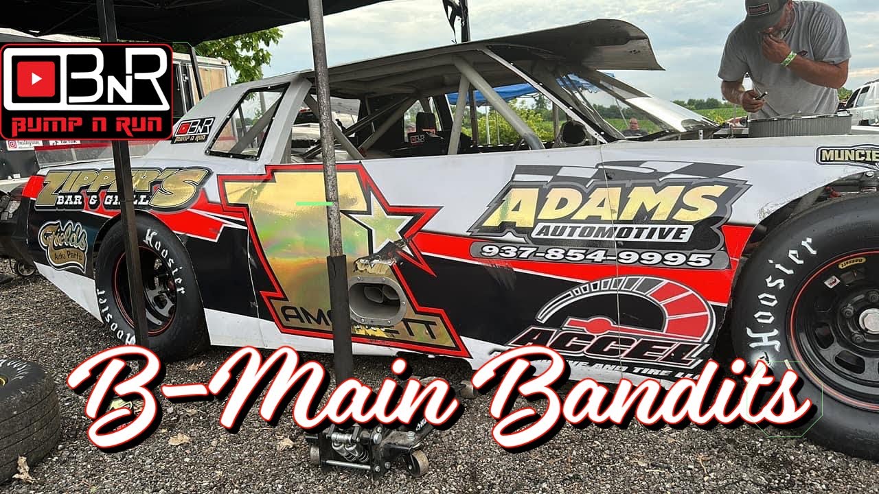 Racing against some tough competition @ Plymouth Speedway!