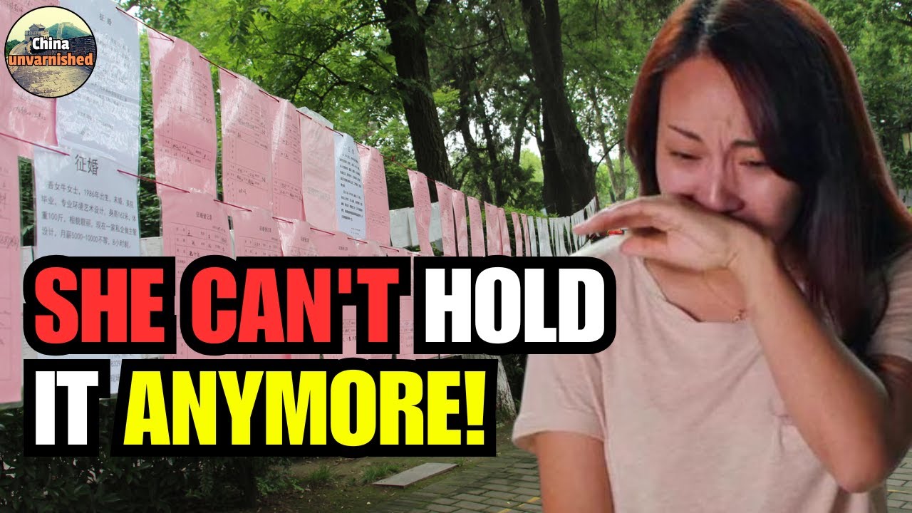 Older Single Women in China Are Breaking Down！They can't accept not finding men to love and marry