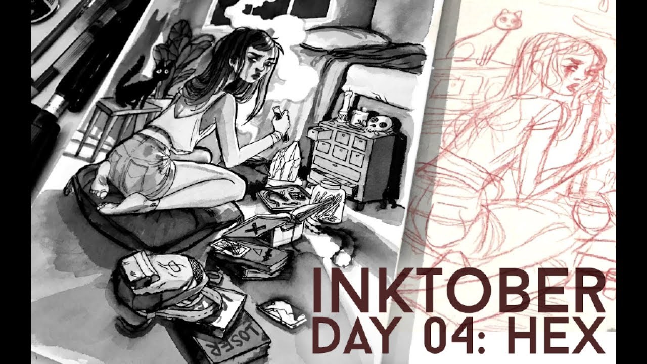 inktober day 04 // 2017// Jacquelindeleon