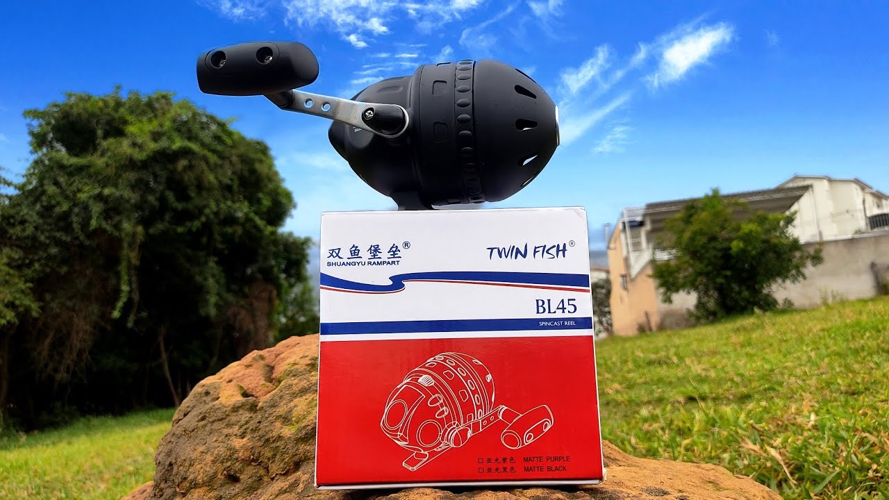 Spincast BL45 Review Completo pesca com estilingue