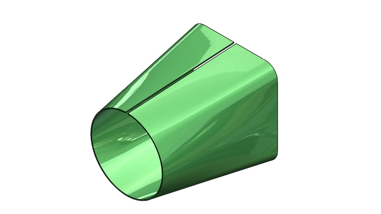 ⚡SOLIDWORKS TUTORIAL || Sheet Metal || Lofted bends feature of sheet metal in solidworks.