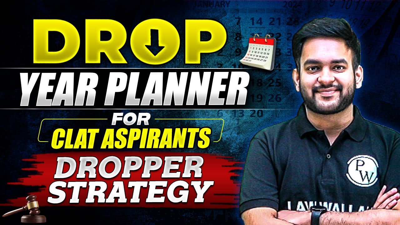 Should I take a Drop for CLAT ❓| CLAT Droppers Strategy | CLAT Exam Preparation 🔥⭐