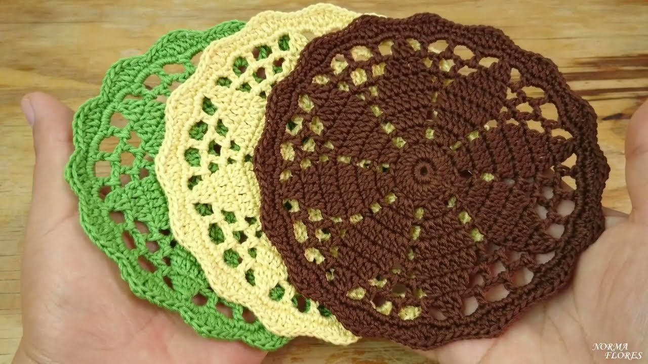 Como  tejer carpeta, tapete fácil a crochet para principiantes paso a paso.
