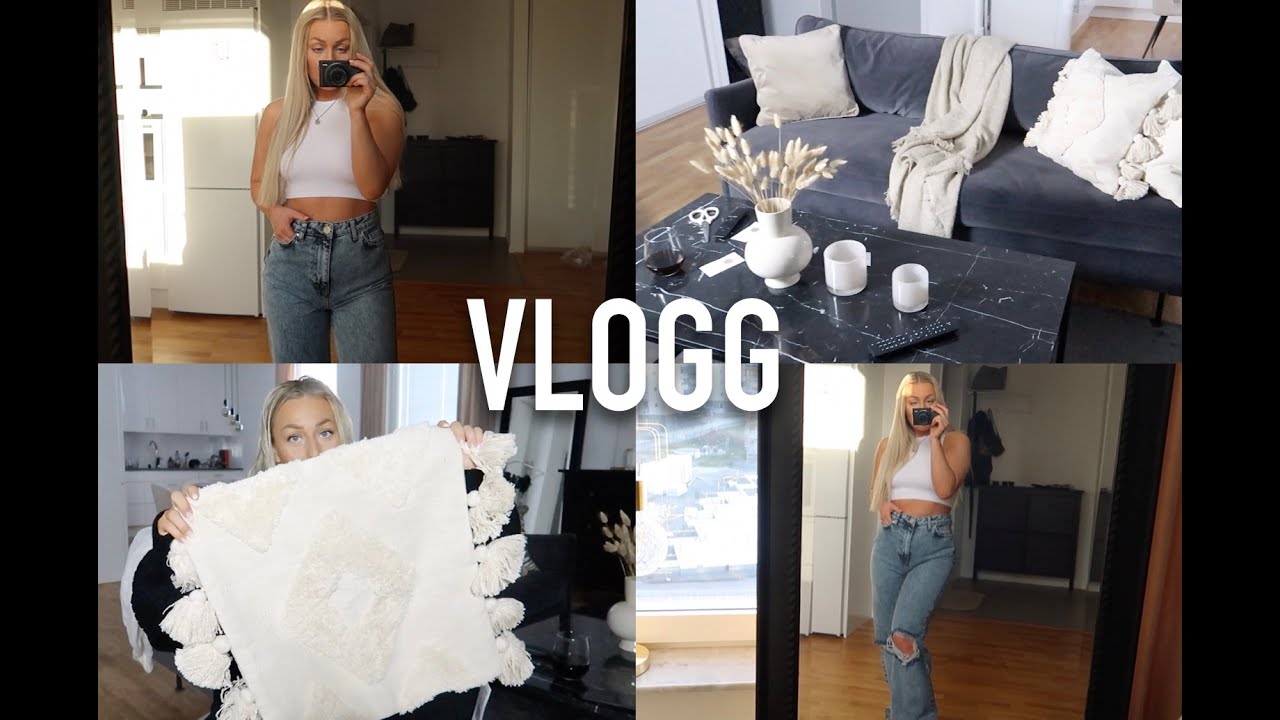 VLOGG | Inreder vardagsrummet vårfräscht!