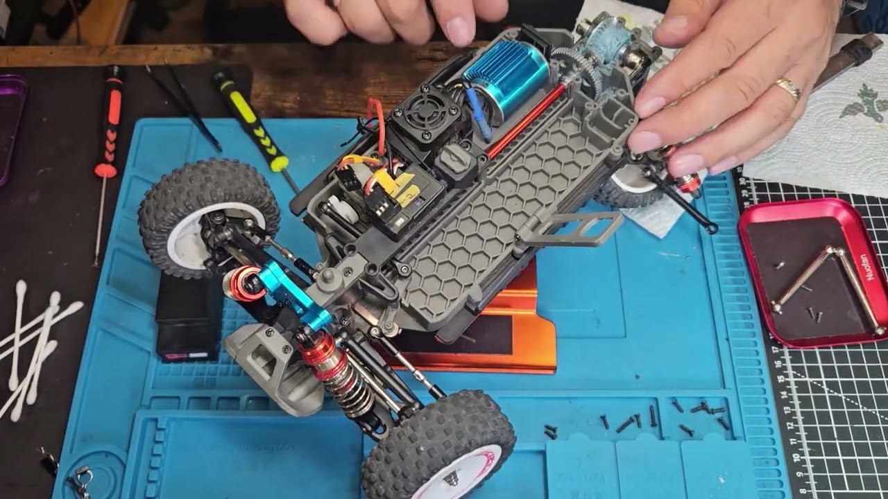 WLtoys 124008 New spur gear and drive shaft and speed run
