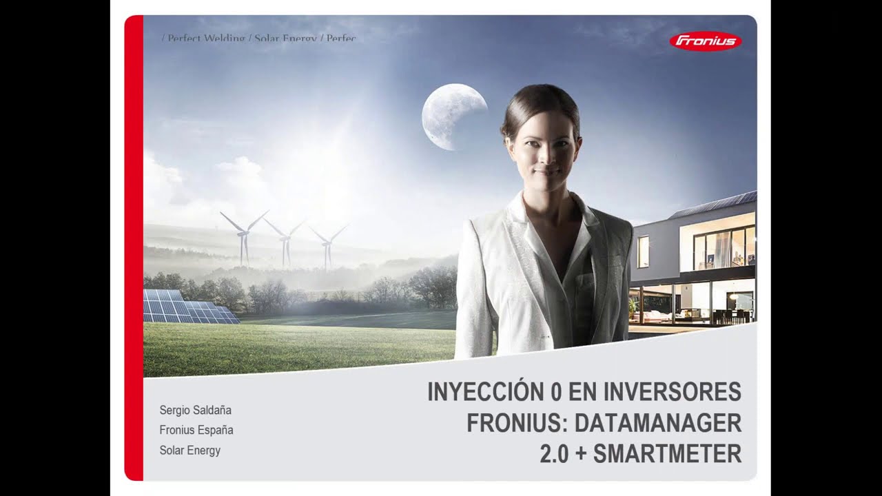 ¿Cómo instalar inversores Fronius y smart meter para inyección cero?
