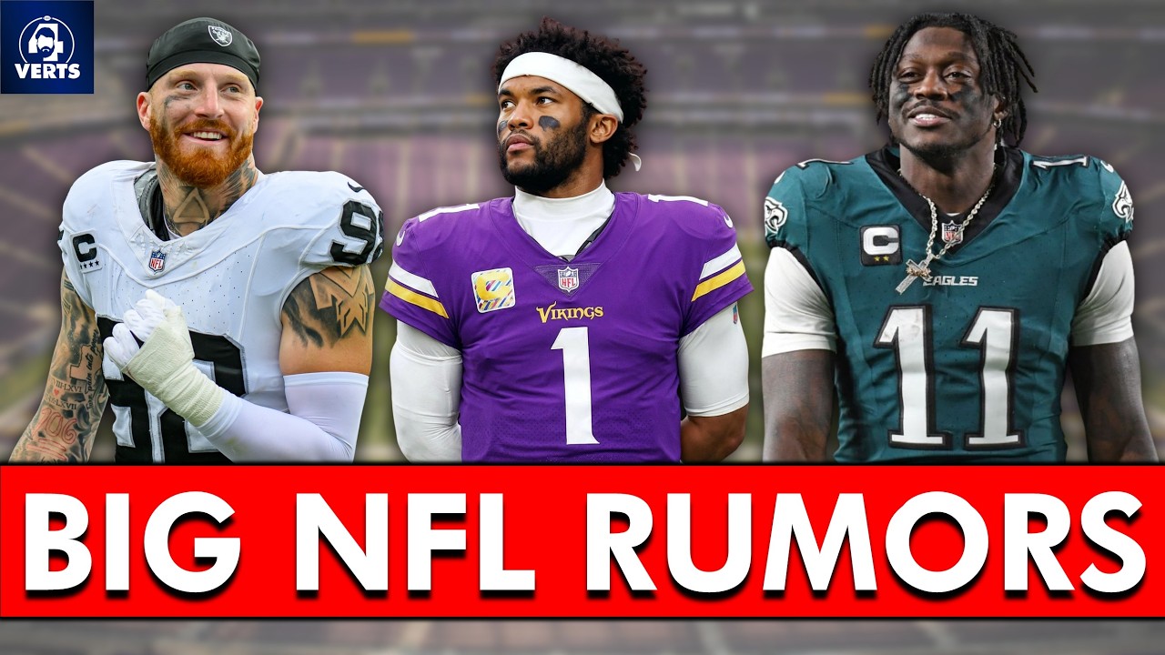 NFL Rumors: Vikings Signing Kyler Murray TODAY? Maxx Crosby Staying With Raiders + AJ Brown Trade?