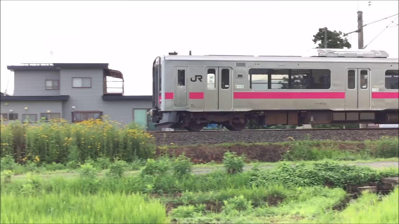 (秋田地区)奥羽線を走る二つの列車701系719系