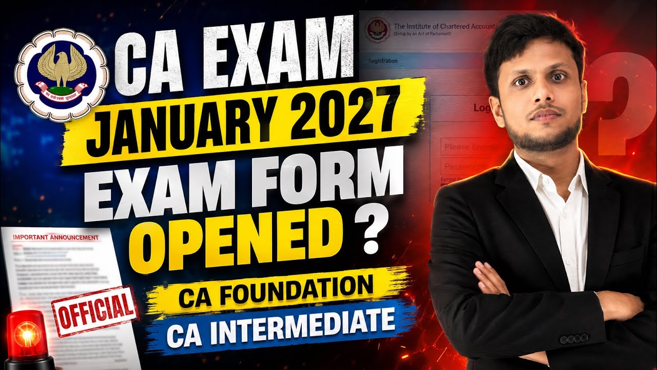 CA Exam January 2027 Exam Form 