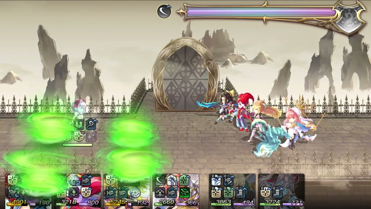 Another Eden - Myrus NS True Manifest vs Azami Free Team (1st win ver)