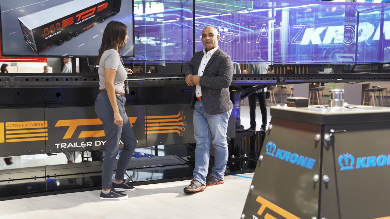 The KRONE eTrailer and much more ... - IAA 2022 | KRONE TV