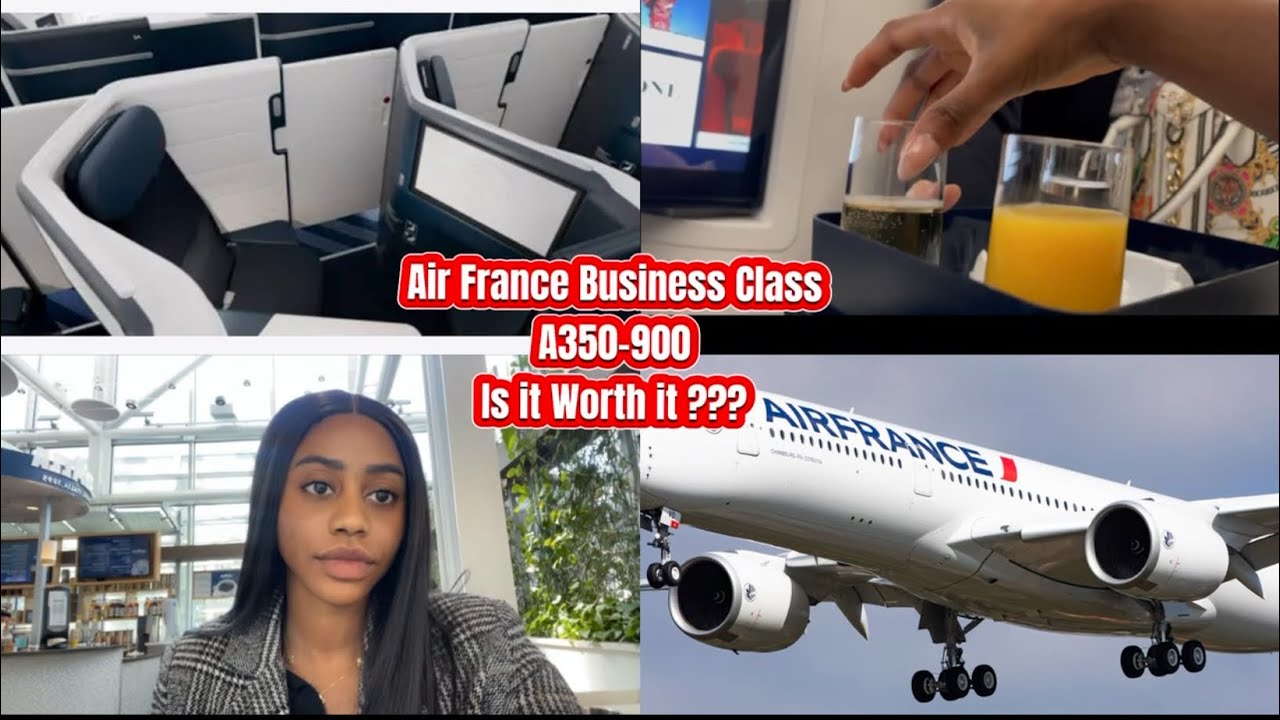 Is Air France business class worth it?! | A350-900 Chicago to Paris