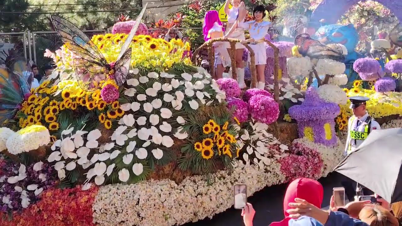 The Grand Floral Float Parade Happy flower Festival 2026, Baguio city. PART 01