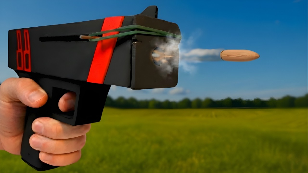 How To Make Powerful DIY Cardboard Gun!