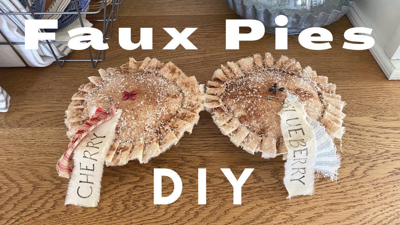 Faux Pies DIY farmhouse decorating ideas